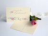Postkarte "Flowers" rosa-mint